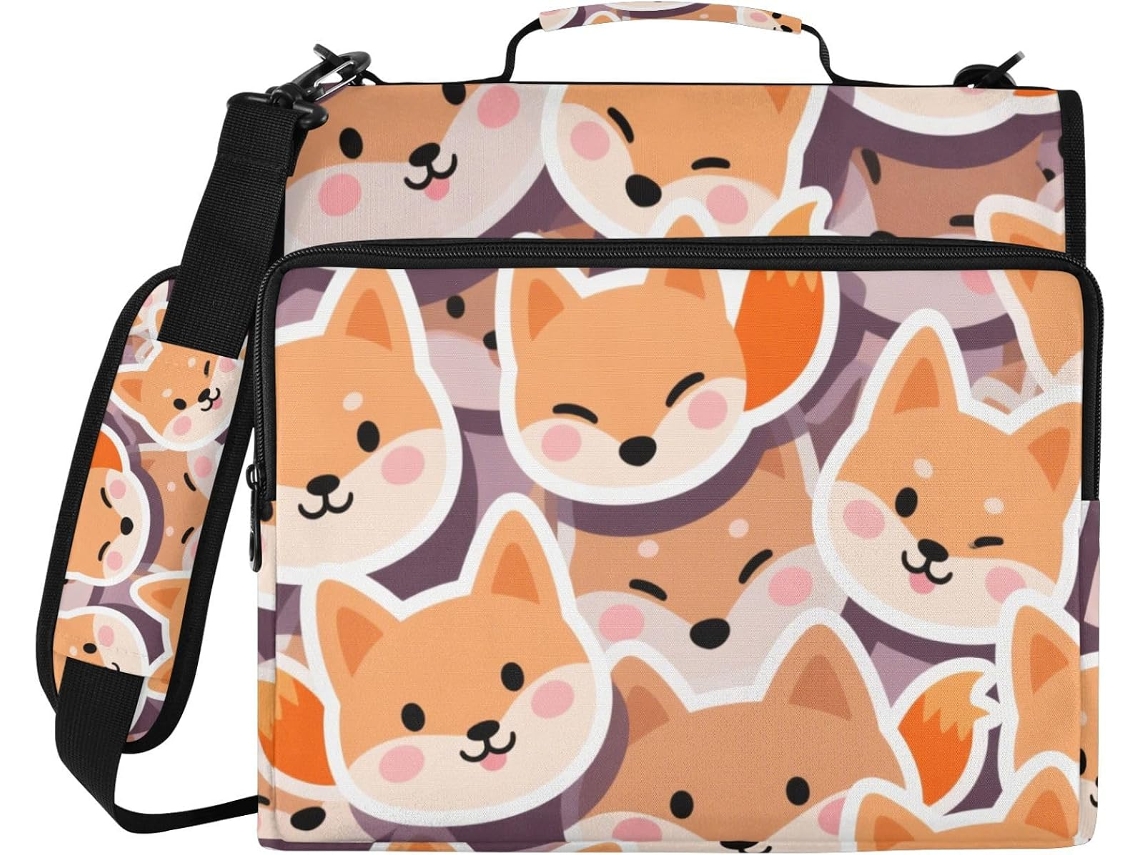 Pasta Executiva Com Alça De Mão E Ombro Removível, Com Vários Bolsos E Compartimento Laptop, Ideal Escola
