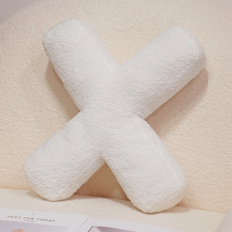 (x) Almofada Confortável Com O Alfabeto Inglês, Almofada Para Sofá, Brinquedo De Pelúcia