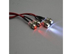 Carro Rc com Faróis Dianteiros e Traseiros, Modelo de Carro com Quatro Luzes. MDUG