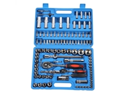 Kit De Chaves De Boca Com Catraca E Buchas De Aço Com 108 Peças E Caixa De Ferramentas Kits De Ferramentas Manuais Sygo