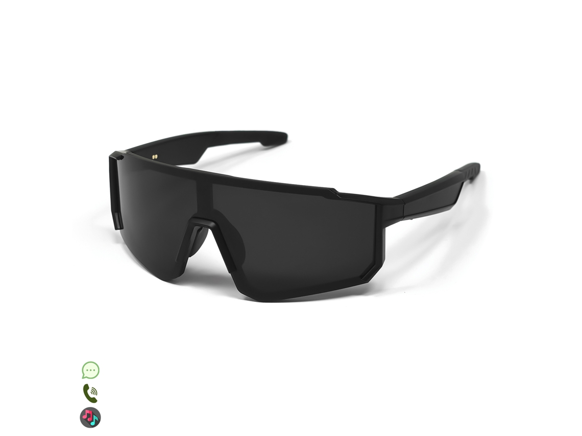 Óculos Esportes Qy01, Chamada Bluetooth, Assistente de Voz, Controle Remoto DAM | DAM