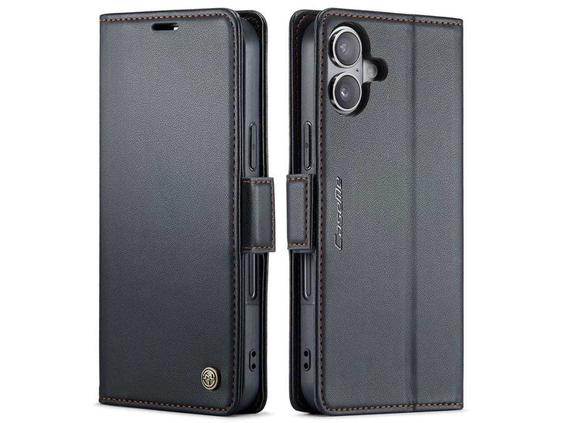 Caseme Capa Para Iphone 17 Com Compartimento Para Cartão - Preta