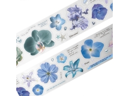 Fita Adesiva Decorativa Em Pet, Para Artesanato, Ideal Scrapbooking E Diários. Ad Esiva Reutilizável Mul