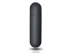 Vibrador Bullet Spot G Estimulador Clitoriano Mamilo Recarregável USB para Viagem - 10 Modos Portátil À Prova D'Água (Preto)