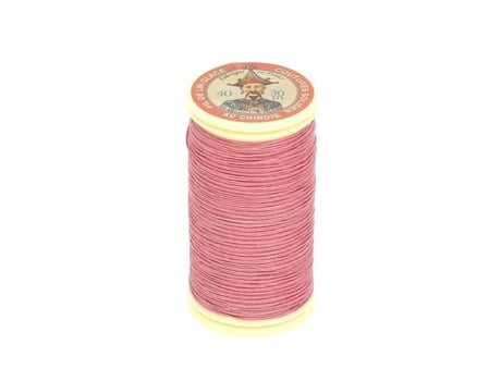 Fio De Linho Glaciado 30 M Fio Chinês N° 40 Fio De Linho Retorcido, Liso, Resistente 600 Rosa Fil Au Chinois (...)