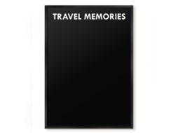 Magnetic Glass Board Travel Memories For The Hall Espelharte (50x70 Cm)