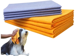 Toalha Camurça: Superabsorvente, Multiuso, Lavável à Máquina.