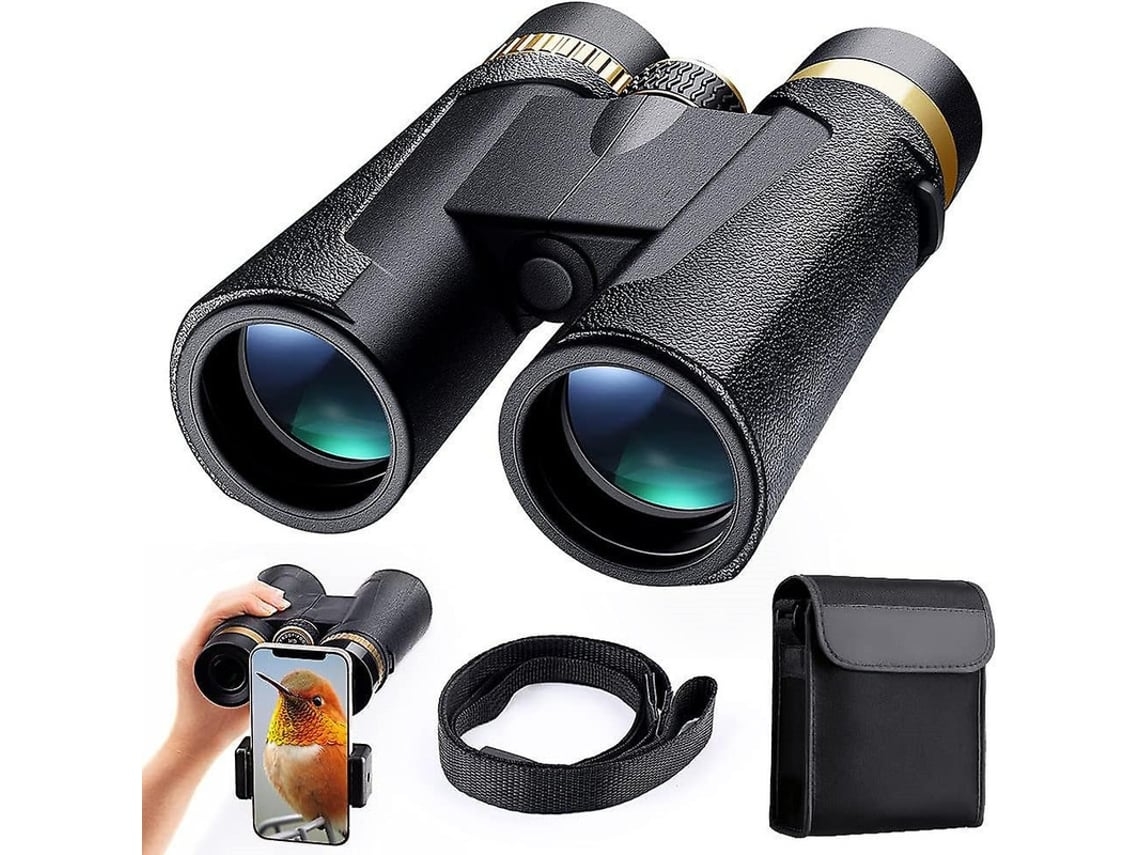 Binóculos 10x42 Hd Telescópio de Binóculos À Prova Dágua Ip65 Bak4 Prism Fmc Broadband Green Film para Observação de Pássaros USHION