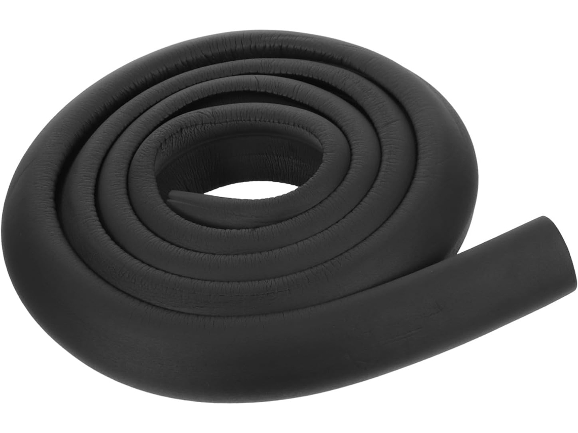 Protetor De Canto Preto, Faixa Anticolisão Para Móveis E Mesas, Absorve Impactos, Fácil Instalação Com Fita Dupla Face