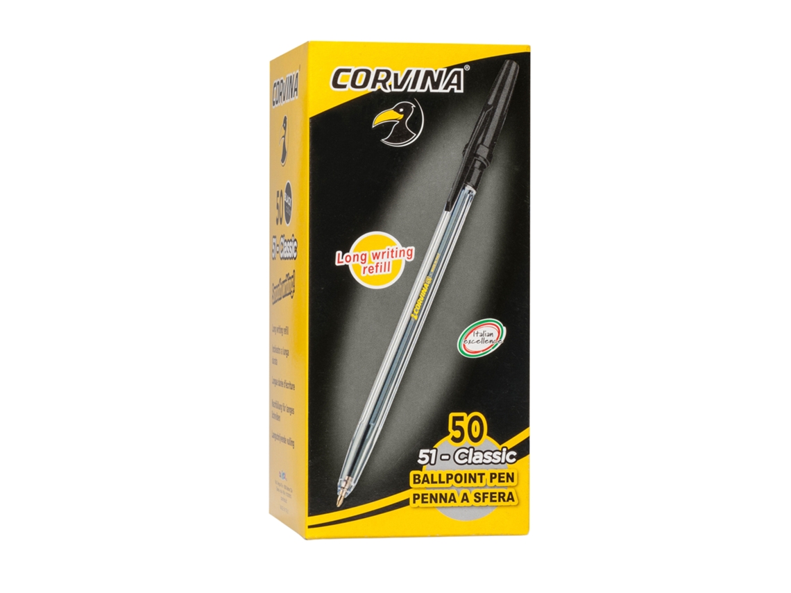 Esferográfica Corvina 51 Classic Preto 40163/01 | Worten.pt
