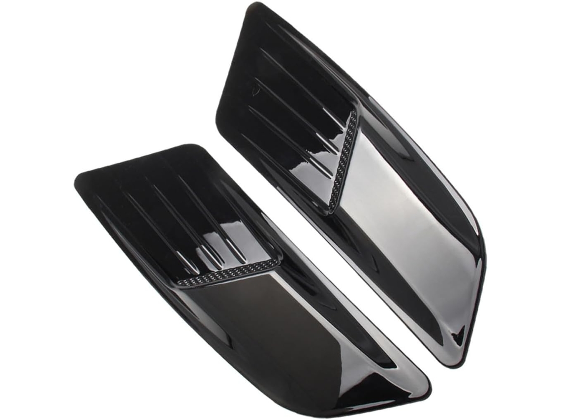 Adesivos Abs Para Saídas De Ar Em Grades De Capô De Carros, Na Cor Preta, Leves.