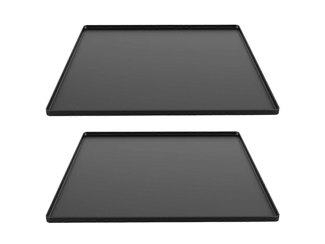 Protetor de Chão Nova Line para Geladeira em Silicone Preto