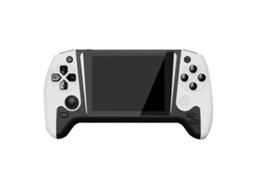 Console de videogame portátil Brilvibera 500 em 1, 3,5 polegadas, estilo arcade retrô, console de jogos nostálgico para crianças, branco