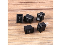 5 Interruptores Rocker 2 Pinos Ac250v 3a