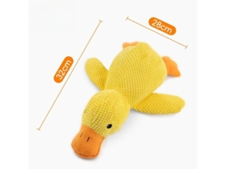 Brinquedo Pato Calmante Para Cães,pelúcia Macia Para Cachorros Pequenos Amarelo Hexinyigjly