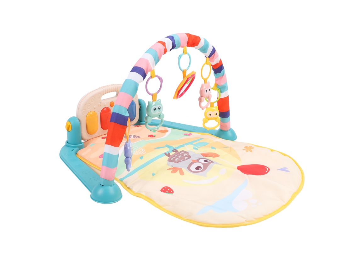 Colchón De Gimnasia Infantil Con Piano Musical Para Bebés - Alfombra De Actividad Y Tummy Time