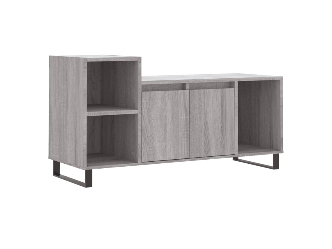 Tv Cabinet, Tv Cabinets Vidaxl Cinzeto Madeira Processada (n/a)