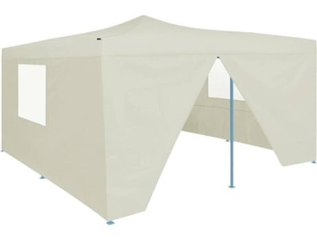 Pérgola  4 Paredes Creme (5 x 5 m)