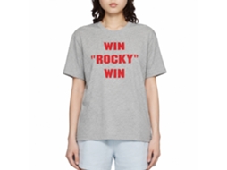 Rockinstone Rocky Movie Win Heather Gray Adult T-shirt Size:s