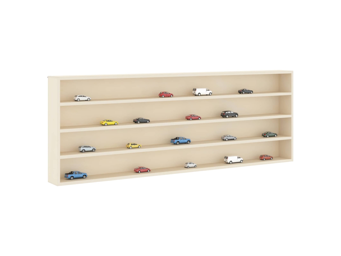 Vitrine de parede Bege 100 x 8,5 x 36 cm - Exclusiva da Maison
