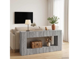 Vidaxl Aparador Sonoma Cinza 155 X 29 X 74 Cm Madeira Engenheirada