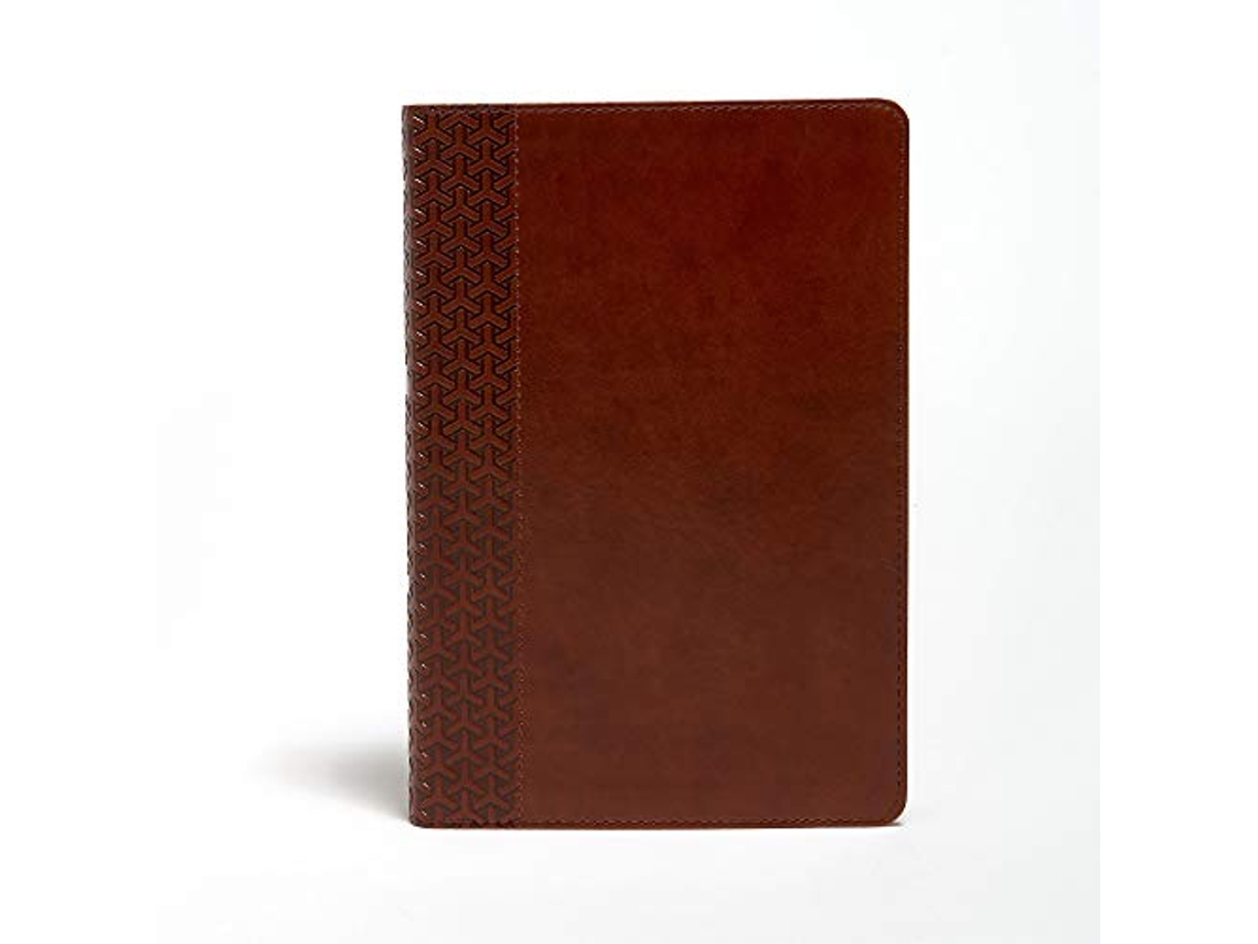 Livro KJV Everyday Study Bible, British Tan LeatherTouch de Holman Bible Staff (Inglês)
