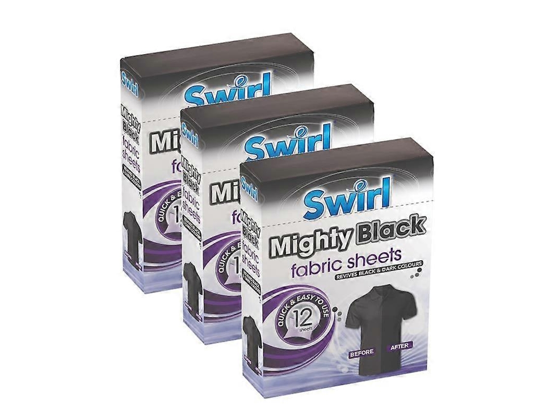 3x Mighty Black Lençóis Pretos 12un