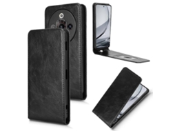 Capa De Couro Com Flip Vertical Magnético Para Celular