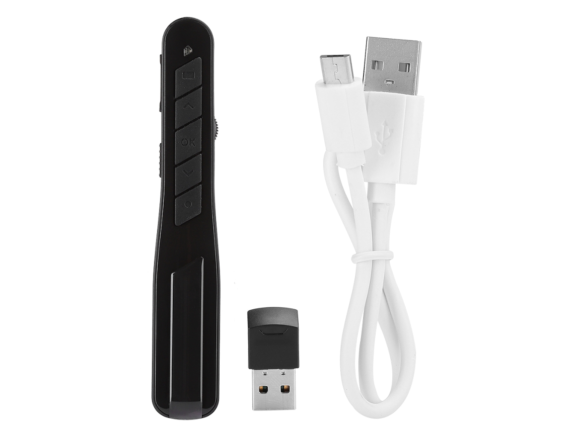 Aetheria apresentador Sem Fio 2.4g com Laser Vermelho Controle Ppt Mouse Multifuncional Pr28