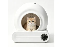 Caixa de areia automática inteligente para gatos, 65 L, silenciosa, com aplicativo, 1,8 kg ROLIPO