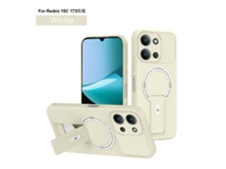 Lurelia Capa Magnética Para Oppo A6 Pro Com Suporte, Branco