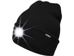 Omni-gorro Iluminado Recargável Com 4 Leds Ultra Brilhantes Impermeável Para Corrida, Acampamento E Atividades Ao Ar Livre Negro