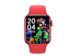 Smartwatch De 1,85 Polegadas Com Carregamento Sem Fio, Chamadas Bluetooth E Nfc (vermelho)