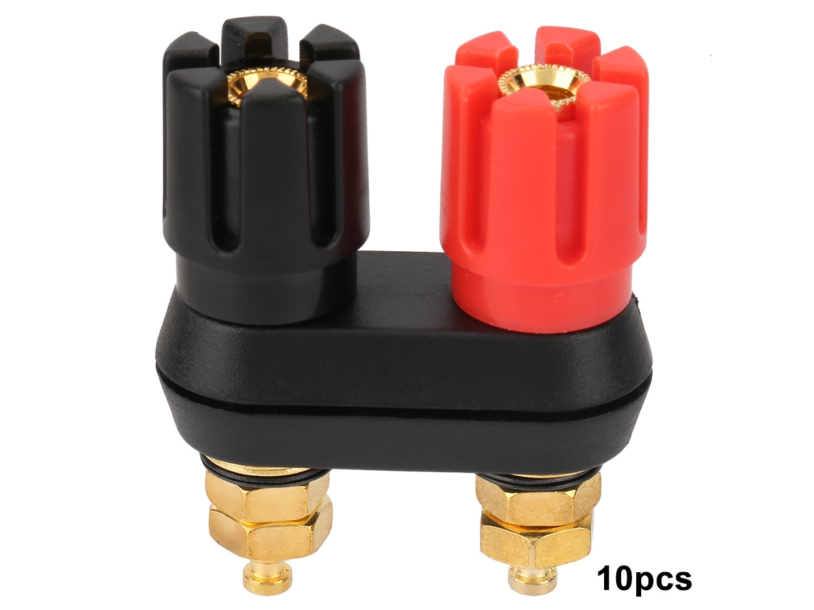 Laxiscreed Conector De Banana Doble 4mm Para Altifalantes Com Design Duplo