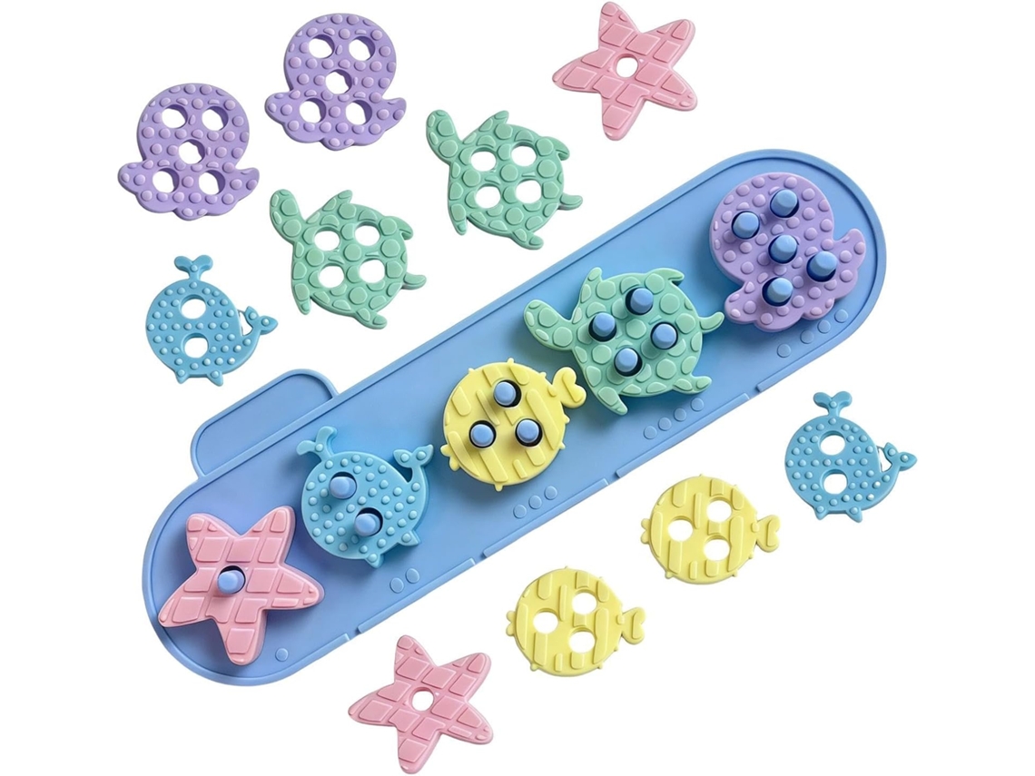 Brinquedos De Empilhar, Brinquedo Educativo Animais Marinhos