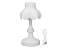 Lâmpada Noturna Floral Mini Retrô de Mesa Led Recarregável | S/MARCA