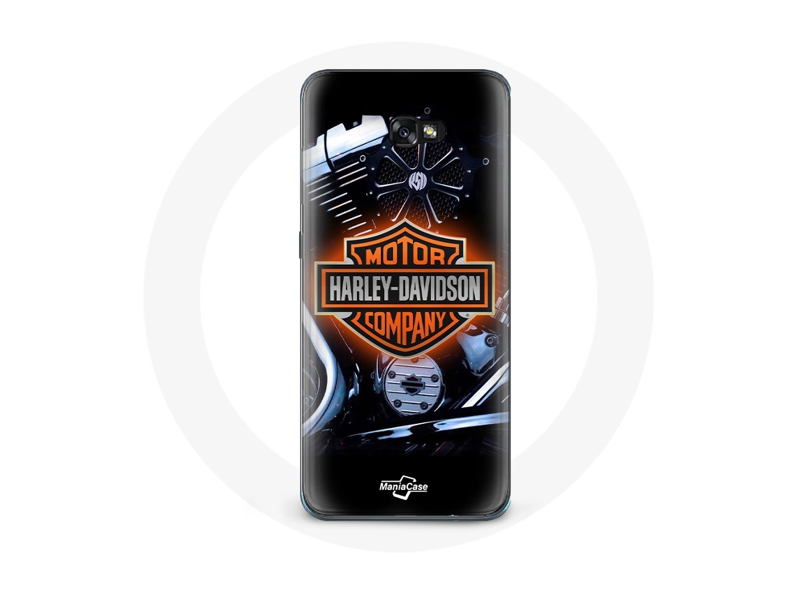 Capa para Samsung Galaxy A3 2017 Logotipo da Harley Davidson Motor Company
