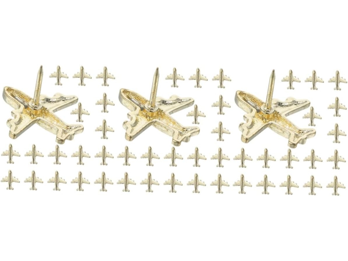 Conjunto De 90 Tachinhas Metal Em Formato Pomba, Para Decoração