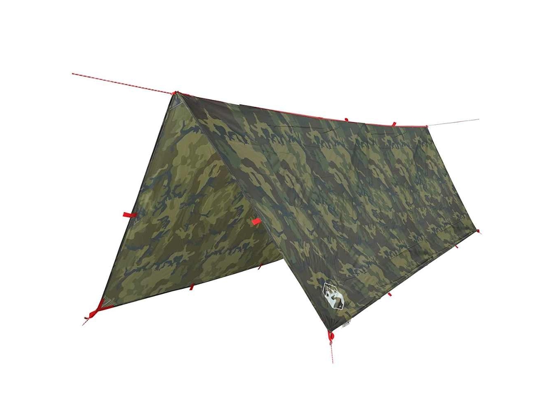 Maison Exclusive - Lona De Campismo 406x306 Cm Impermeável Camuflagem