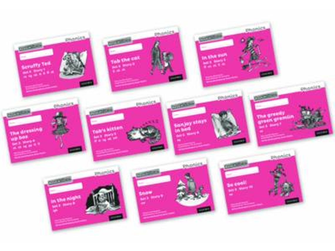 Livro Read Write Inc. Phonics Black and White Pink Set 3 Storybooks Mixed Pack of 10 de Gill Munton, Tim Archbold et al. (Inglês)