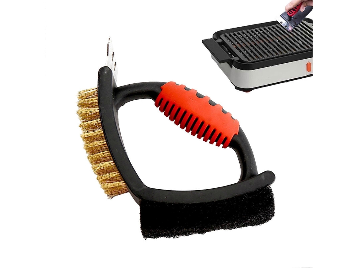 Escova Para Grelha Externa, Escova Para Grelha De Churrasco, Limpador Ergonômico Para Raspador De Grelha PENGDSJE