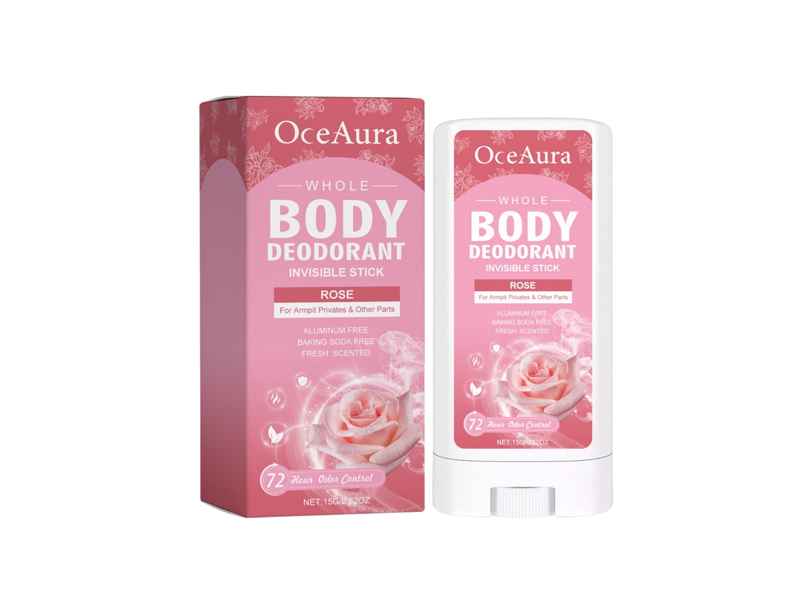 Desodorante Corporal Oceaura Rose Natural Duradouro
