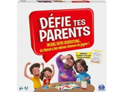Jogo de Mesa SPIN MASTER Challenge Your Parents Bets Fr