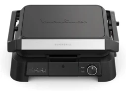 Grelhador Placas MOULINEX Supergrill GI5108F0 (3 em 1 - 2000 W - Preto)