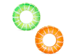Conjunto de 2 Boias Infláveis para Piscina com Estampa de Frutas, Portáteis para Crianças e Adultos AQUAFORGE