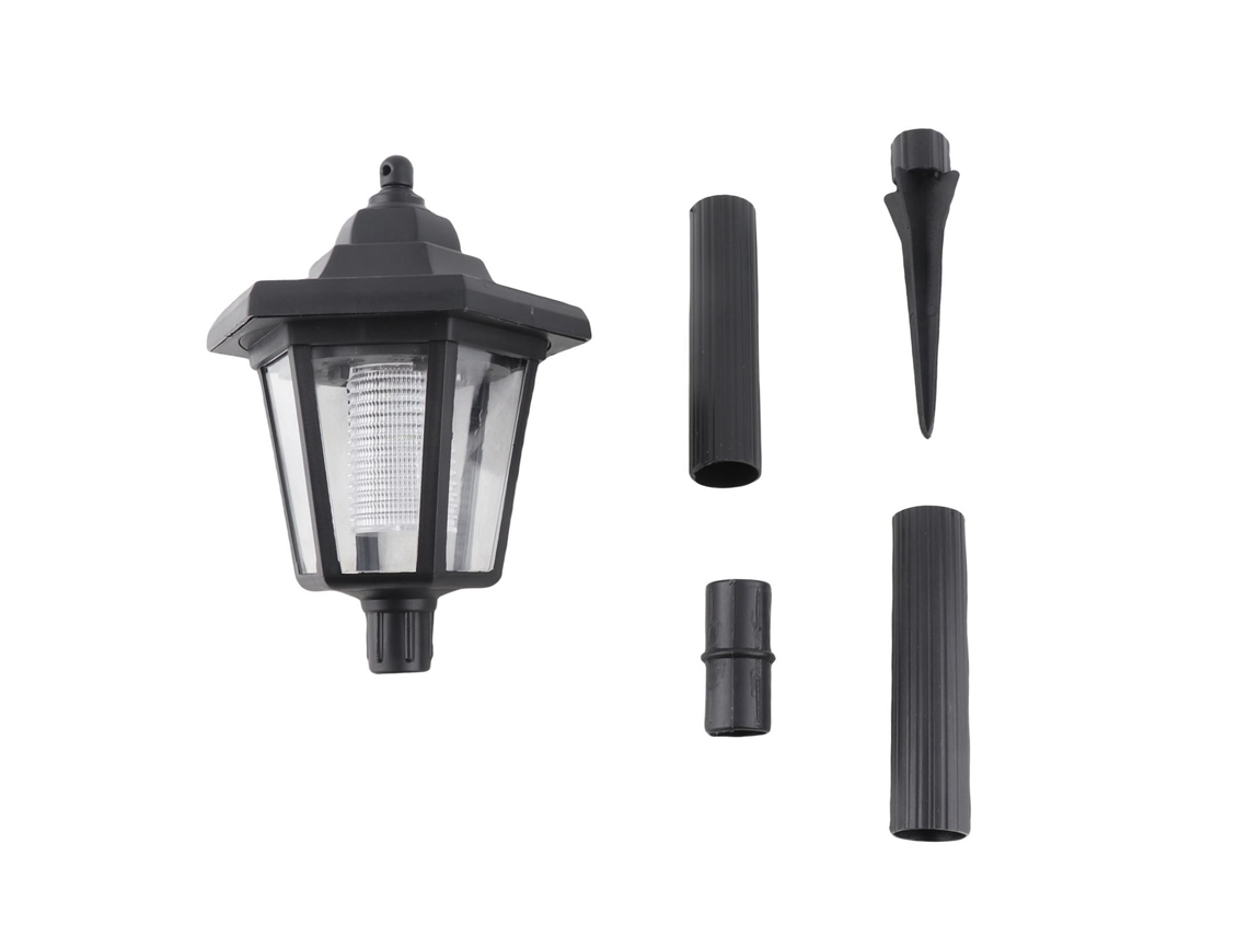 Conjunto 3 Luzes Solar Jardim 3 Leds Ip65 Decoração
