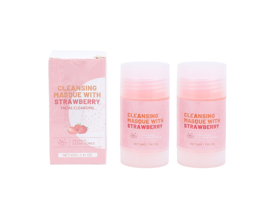 2pcs Bastão De Máscara De Argila 40g Para Limpeza Profunda De Pores E Drenagem Da Pele