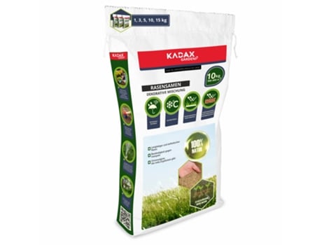 Sementes de Grama 10kg Grama Ornamental Autoespessante Resistente ao Pisoteio 400m2 Kadax
