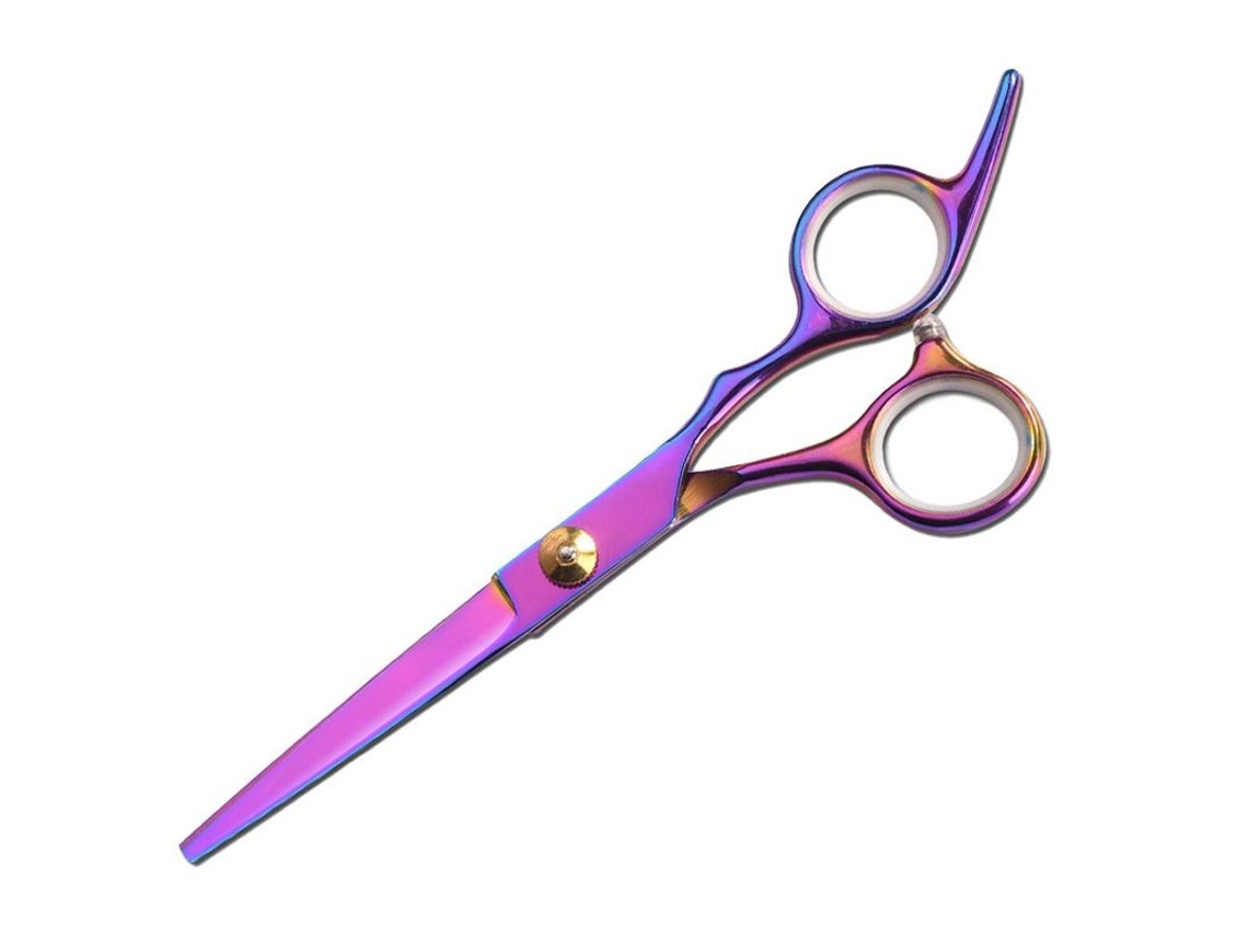 Tesoura De Cabeleireiro Para Cortar Cabelo, Tesoura Para Salão De Cabeleireiro, Pacote Com 6 Brilvibera
