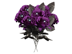Rosa Artificial Com Olho Decorativo E Tronco Único